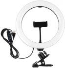 Кільцева USB LED лампа Puluz PKT3126B 10.2" + затискач (PKT3126B)