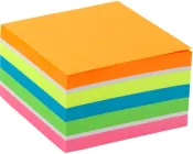 Папір для нотаток Axent з липким шаром 75x75 мм 450 аркушів Асорті-2 (2326-53-a)