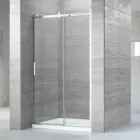 Душова дверь розсувна GRONIX Slide серія на 1 дверь 1100х2000 мм