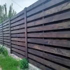 Дерев'яний паркан LNK "Шахматка горизонтальна" 2000х2000 мм. (ДГЗ-14)