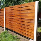 Дерев'яний паркан LNK "Плетений горизонтальний" 3000х2000 мм. (ДПЗ-2)