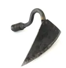 Сапка садово-городня (кована) сталь 65г диск-ручна робота 20СМ