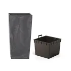 Горщик для квітів Urbi Square Beton Effect 30см Антрацит мармуровий (DURS300E-S433)