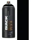 Нітро фарба-спрей Montana Black 9001 Black (Чорний матовий) 400мл