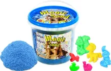 Кінетичний пісок Strateg Magic sand у відрі 1 кг Блакитного кольору (372-2)(4823113862640)