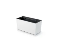 Горщик терасовий для квітів Urbi Case 40см - Білий (DUC400-S449)