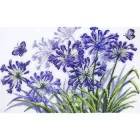 Набір для вишивки хрестиком техніка лічильний хрест Квіти 40*25 см