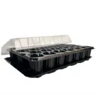 Тепличка для розсади на 33 осередки (касета, піддон, кришка) / 33 комірки