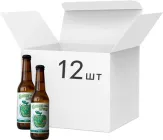 Упаковка сидру Holiday Brewery Green Apple напівсолодкий 6% 0.33 л х 12 шт (4820228660017)