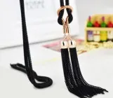 Кольє підвіска Primo "Sharm" Primo золотий|чорний