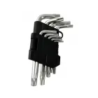 Набір ключів TORX, HorsAY Hard Cr-V, 9 шт. (Т10-Т50)(0127-001)