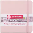 Блокнот для графіки 140г 80л на резинці Pastel Pink Art Creation (блокнот 12х12см)