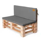 Комплект подушок для садових меблів SanchoBAG Оксфорд Сірий 120x40x5/120х55x5 см (pdm-1013-so105-12)
