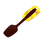 Силіконова лопатка A-Plus #1940C на дерев'яній основі коричнева 27.5 см