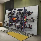 Картина на полотні Холстович Формула 1 Red Bull Racing 50x100 см. Картина для фанатів формули один - RedBull Racing, Ред Булл