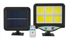 Ліхтар вуличний Light BL BK128-6COB пультом на сонячній батареї NJ-0047