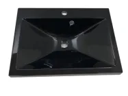 Умивальник Bianco 65 меблевий чорний