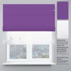 Римська штора KarLine День-Ніч Твін Джусі Велюр 40х170 см Фіолетовий