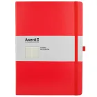 Книга записна Axent Partner Grand A4 210x295 мм 100 аркушів червона
