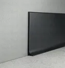 Плінтус алюмінієвий 100 мм накладний ProfiLuxе SVP-100B (2600 мм), чорний