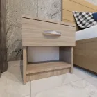 Тумба приліжкова з одним висувним ящиком RedWood Марсель Ш386*В410*Г292 Дуб Сонома RLGT25sonomaI25