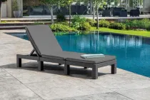 Шезлонг пластиковий Keter Daytona Графіт
