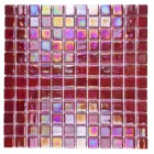 Скляна мозаїка Glass Mosaic червона IU1108 Red Pearl 31,7x31,7 за 1 ШТ