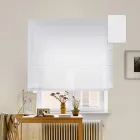 Римська штора система Classic InHt Лен 901 Білий 40х160 см