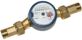 Лічильник води BMeters GSD8-I R 100 Ø3/4" ХВ 0°С-50°С L=130 мм Qn= 4,0 м³/г зі штуцерами