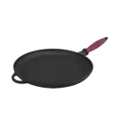 Млинець чавунний Ситон з дерев'яною ручкою Optimа 20 см