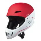 Шолом гоночний Micro S захисний шолом дитячий S розмір 48 - 53 см для гонок із захистом підборіддя White/Red (AC2133BX) червоний