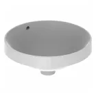 Geberit VARIFORM умивальник вбудовуваний в стільницю, круглий, Ø40см, без отвору, з переливом (500.701.01.2)