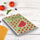 Кулінарний блокнот для запису рецептів "Кавун" на спіралі