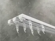 Стельовий карниз Quadrum потрійний посилений алюмінієвий 10 мм 300 см