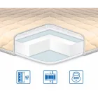 Тонкий матрац на диван (футон, топер) EUROSLEEP SIMPLEX (4см, 3/3) 160х200