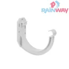 Кронштейн (утримувач) ринви ПВХ RAINWAY 90 система Білий