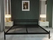 Ліжко металеве Comfort 200х160 см Чорний