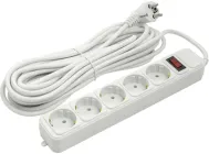 Мережевий фільтр PowerPlant 10 м 5 розеток JY-1056/10 (PPSA10M100S5)