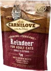 Сухий корм для дорослих активних кішок Carnilove Raindeer Energy&Outdoor 400 г (8595602512263)