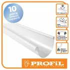 Водостічна ринва PROFIL 90 система 3 метри Біла