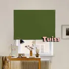 Римська штора система Classic InHt Джусі Велюр 120 Зелений 40х170 см