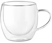 Чашки з подвійними стінками із ручками для гарячих напоїв 300 мл, 2 шт.