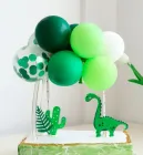 Топпер на торт з повітряних куль "Green mix"
