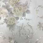 Шпалери вінілові на флізеліновій основі AS Creation Romantico бежевий 0,53 х 10,05 м (30647-1)