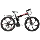 Велосипед складний U-Max LiteRide рама 17" | лите дискове колесо 26" | чорно-червоний колір на зріст 155-185 см