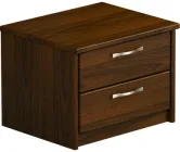 Тумба приліжкова Estella "Тесса" ordf Темний горіх Масив (8600007)