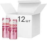 Упаковка алкогольного напою Gordon's Pink Gin-Tonic 6.4% 0.25 л х 12 шт (0500028992994)