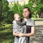 Слінг з кільцями Coolbabka сірий