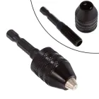 Патрон швидкозажимний свердлильний, 0.3-6.5 мм 1/4" 6-гранний для дрилі