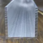 Швелер алюмінієвий П-профіль 40х40х2 без покриття паз 36мм, деталь 0,5 метри